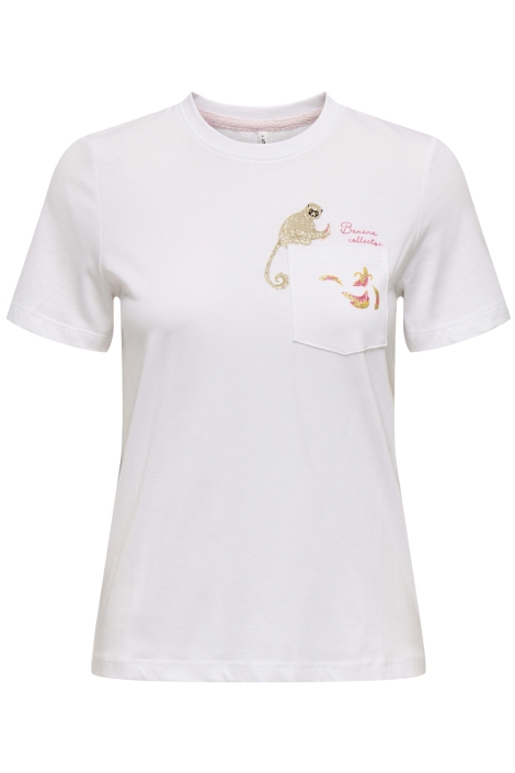 Only onlpolli life reg s/s pocket top bo